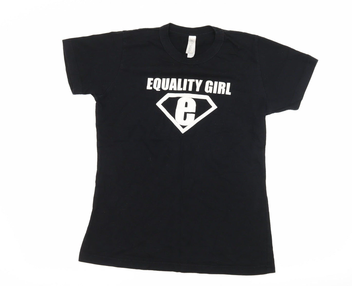 B&C collection Womens Black  Jersey Basic T-Shirt Size L  - Equality Girl