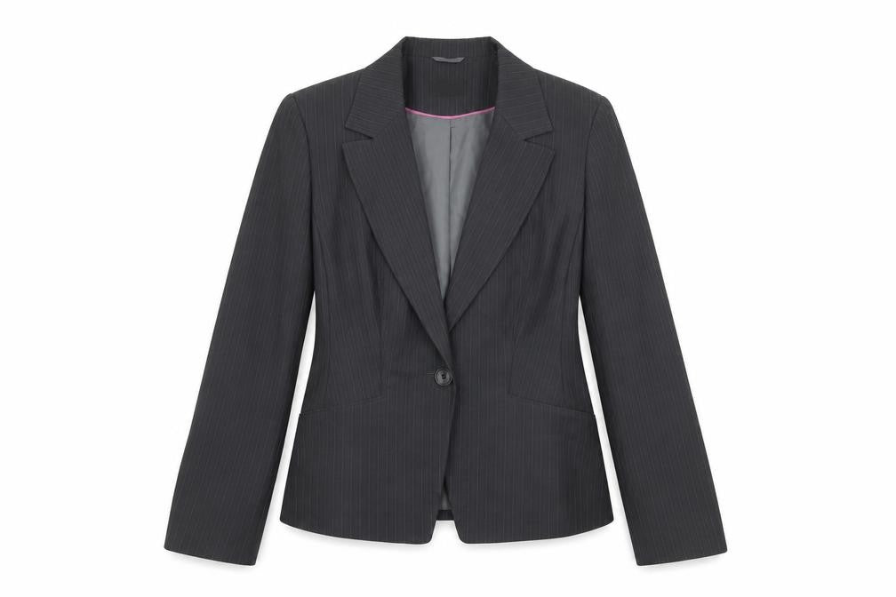 Womens UK Size 14 George Regular Grey Suit Jacket