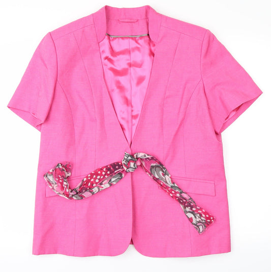 Womens UK Size 18 Anna Rose Pink Jacket
