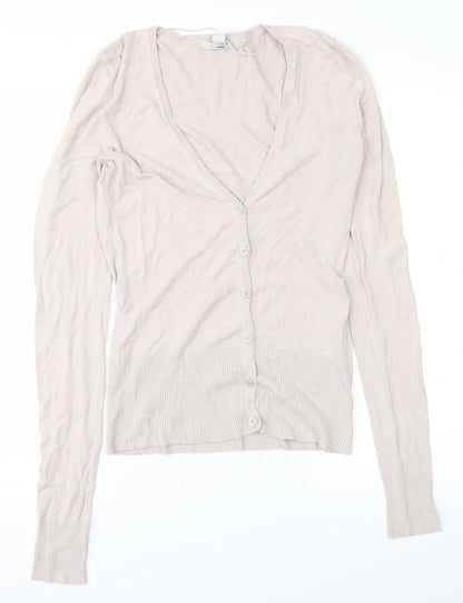 Womens UK Size 6 H&M Grey Basic Blouse