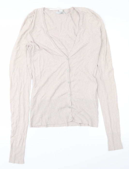 Womens UK Size 6 H&M Grey Basic Blouse