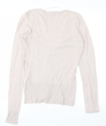 Womens UK Size 6 H&M Grey Basic Blouse