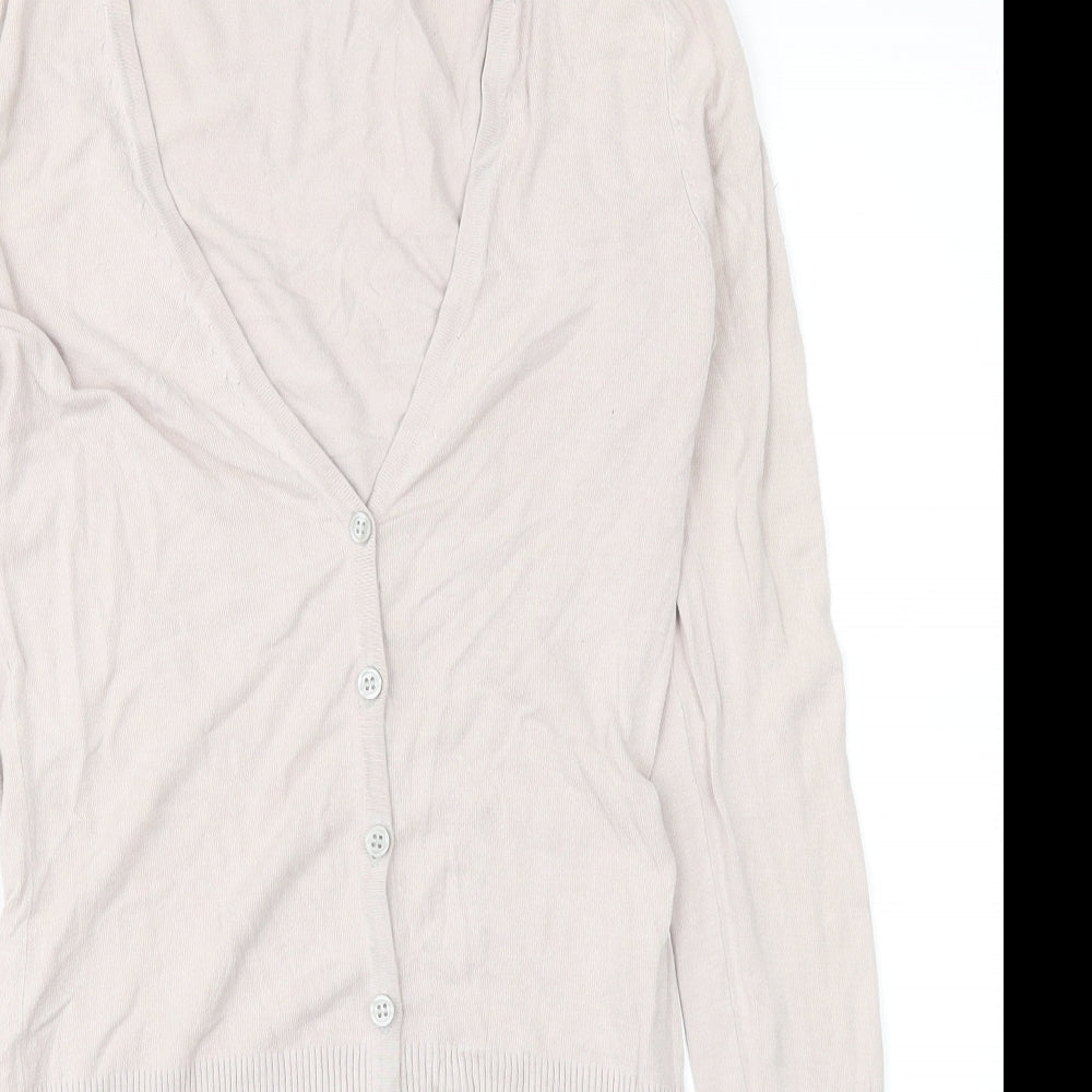 Womens UK Size 6 H&M Grey Basic Blouse