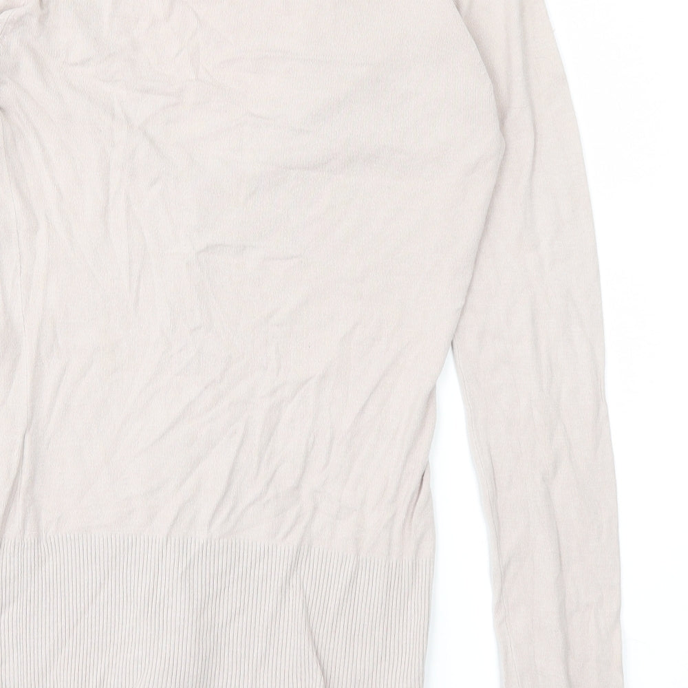 Womens UK Size 6 H&M Grey Basic Blouse