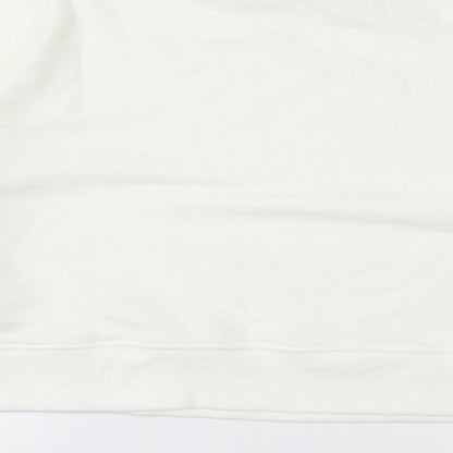 Pull&Bear Womens White   Pullover Jumper Size M