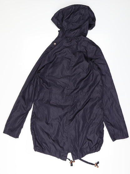 Womens UK Size 10 New Look Purple Windbreaker Coat