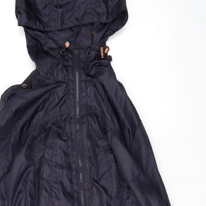 Womens UK Size 10 New Look Purple Windbreaker Coat