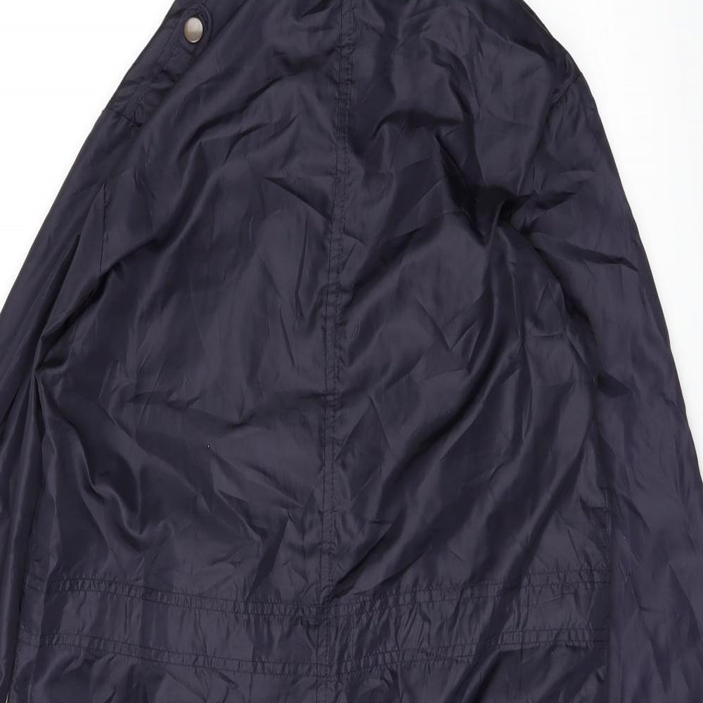 Womens UK Size 10 New Look Purple Windbreaker Coat