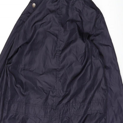 Womens UK Size 10 New Look Purple Windbreaker Coat