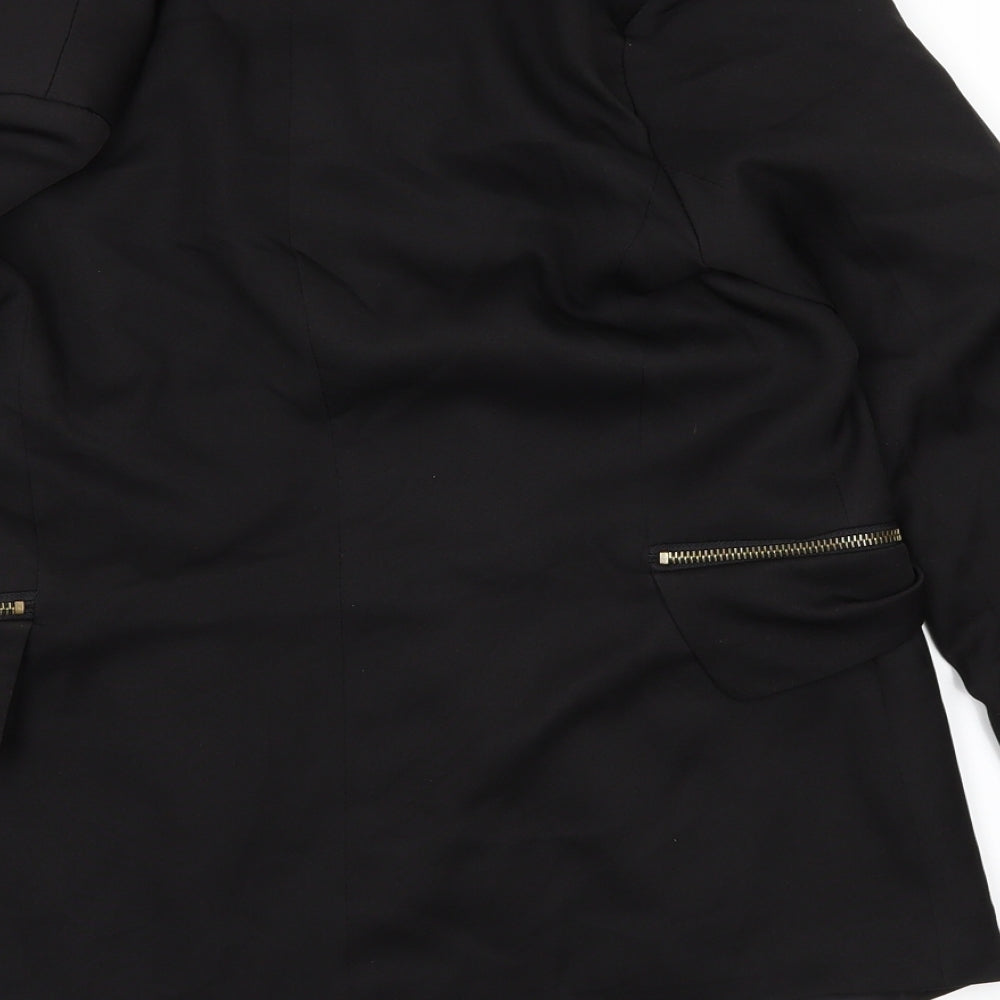 zaza Womens Black   Jacket  Size M