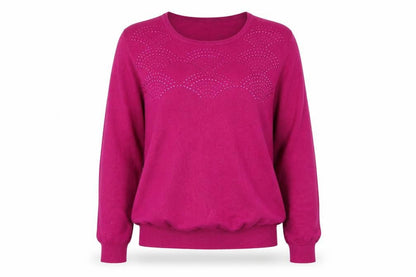 Womens UK Size L Mudflower Pink Basic T-Shirt