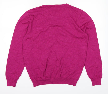 Womens UK Size L Mudflower Pink Basic T-Shirt
