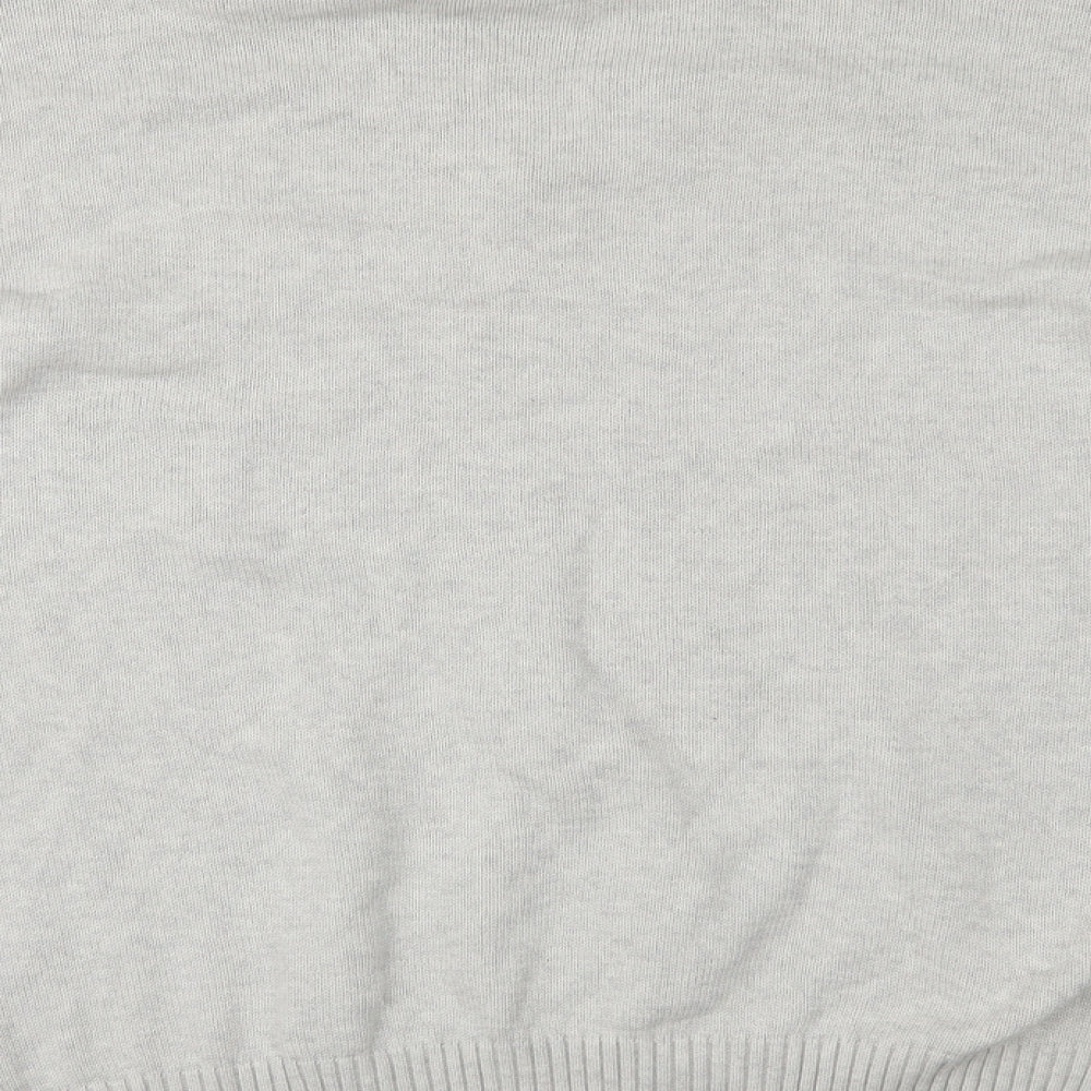 Cedar Wood State Mens Grey   Henley Jumper Size XL