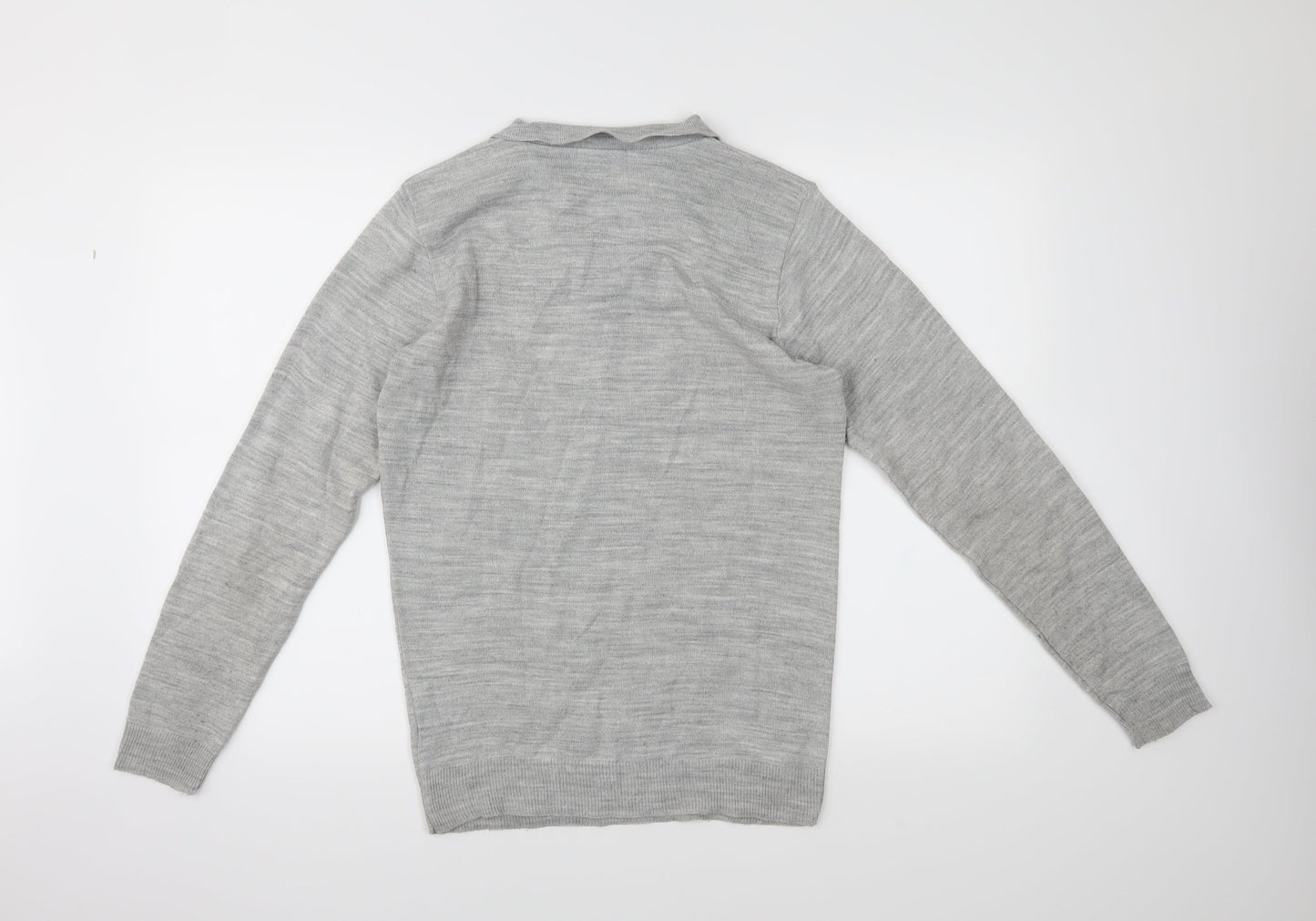 Boohoo Mens Grey   Pullover Jumper Size S