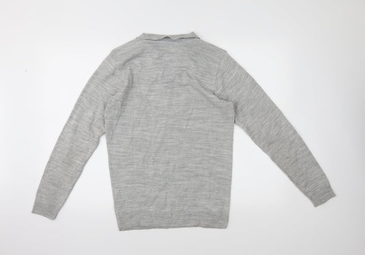 Boohoo Mens Grey   Pullover Jumper Size S