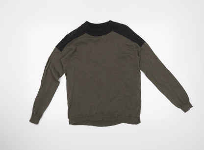 VILA Mens Green   Pullover Jumper Size M