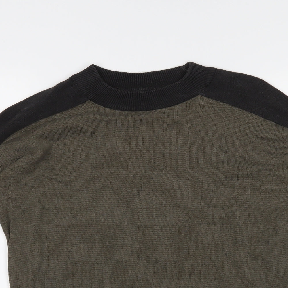 VILA Mens Green   Pullover Jumper Size M