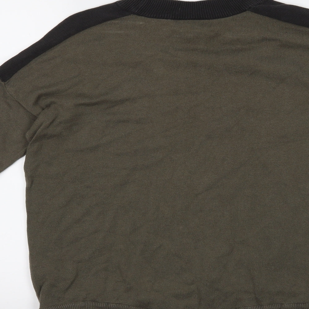 VILA Mens Green   Pullover Jumper Size M