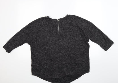 Primark Womens Grey   Pullover Jumper Size M
