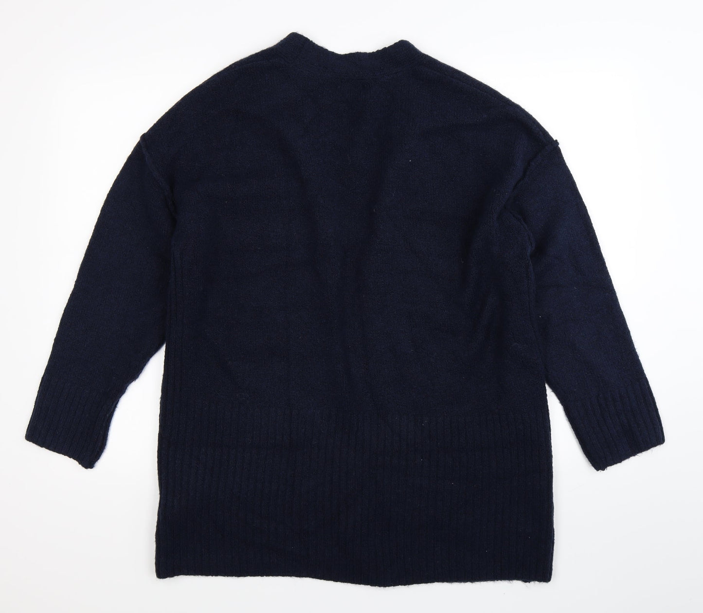 Marks and Spencer Womens Blue  Knit Cardigan Jumper Size M