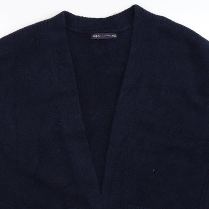 Marks and Spencer Womens Blue  Knit Cardigan Jumper Size M