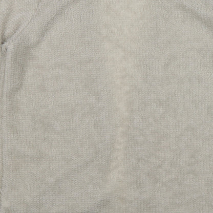 Preworn Girls Grey  Knit Cape Jumper Size 2XL