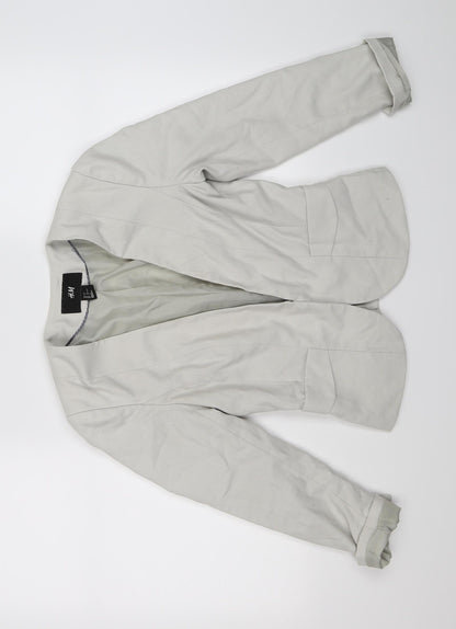 H&M Womens Beige   Jacket Blazer Size 6