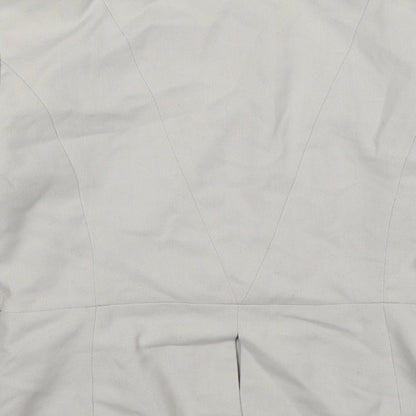 H&M Womens Beige   Jacket Blazer Size 6