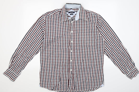 Mens UK Size L MCNEAL Blue  Button-Up Long Sleeve Casual Shirt