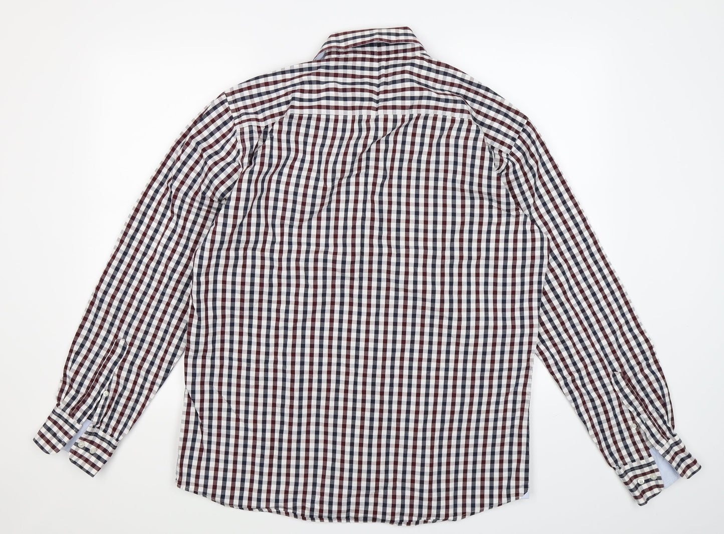 Mens UK Size L MCNEAL Blue  Button-Up Long Sleeve Casual Shirt