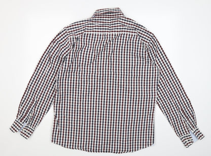 Mens UK Size L MCNEAL Blue  Button-Up Long Sleeve Casual Shirt