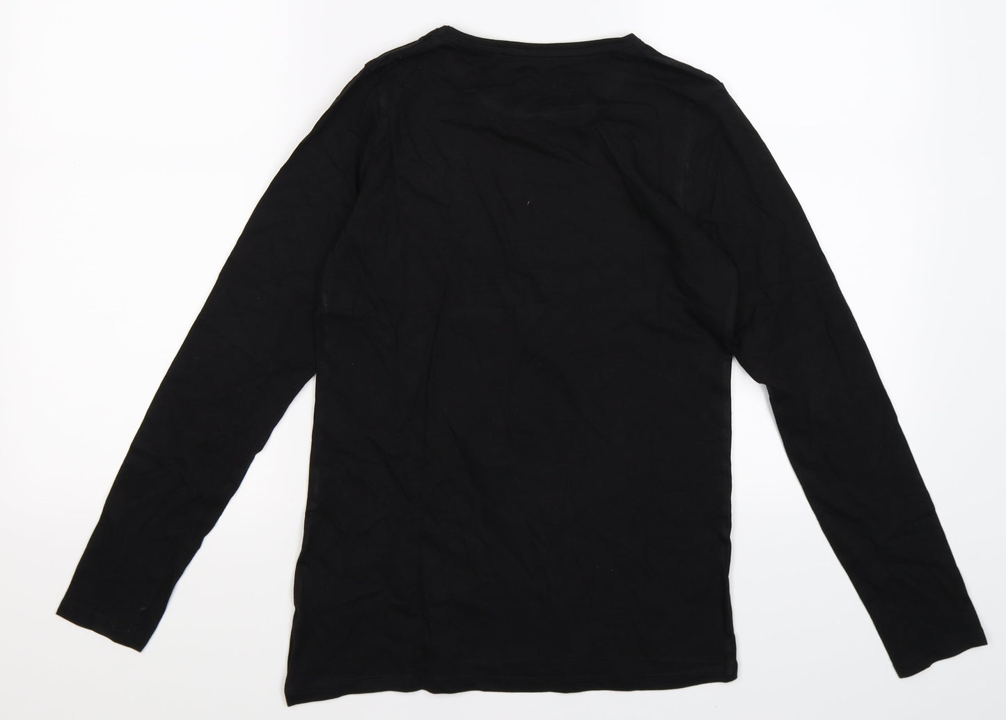 Primark Girls Black   Pullover Jumper Size 12-13 Years  - magical unicorn