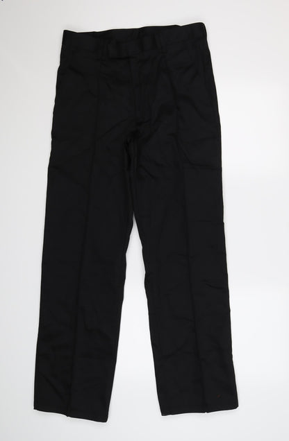 Mens UK Size 32 benchwork Regular Fit  Black Trousers