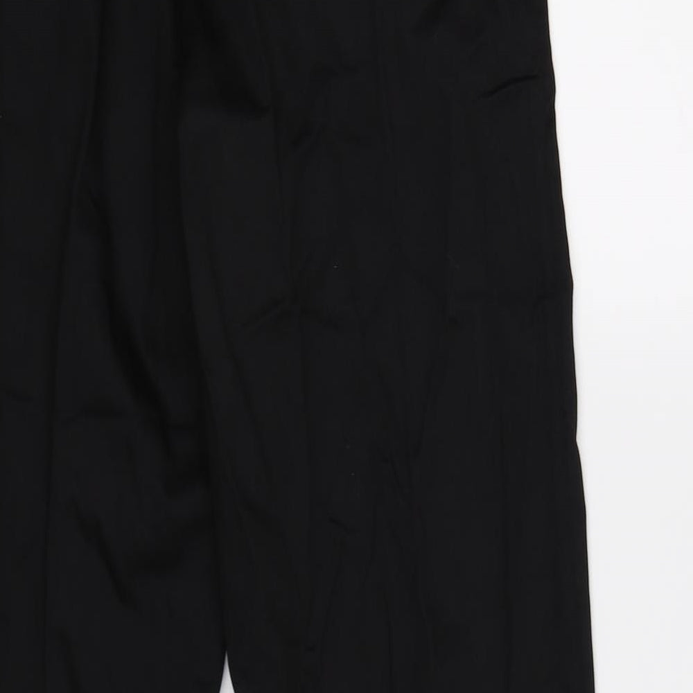 Mens UK Size 32 benchwork Regular Fit  Black Trousers
