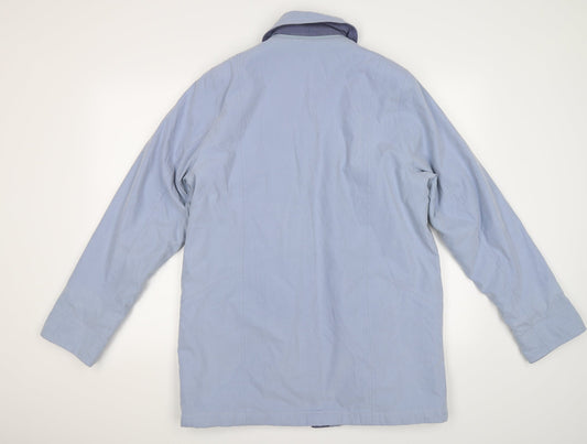 Womens UK Size 14 EWM Blue Windbreaker Coat