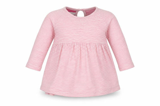 NEXT Girls Pink Striped  Pullover Blouse Size 3-6 Months
