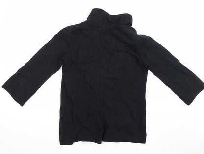 Womens UK Size  Denim & Co. Black Overcoat