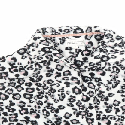 NEXT Womens White Animal Print  Top Pyjama Top Size 4