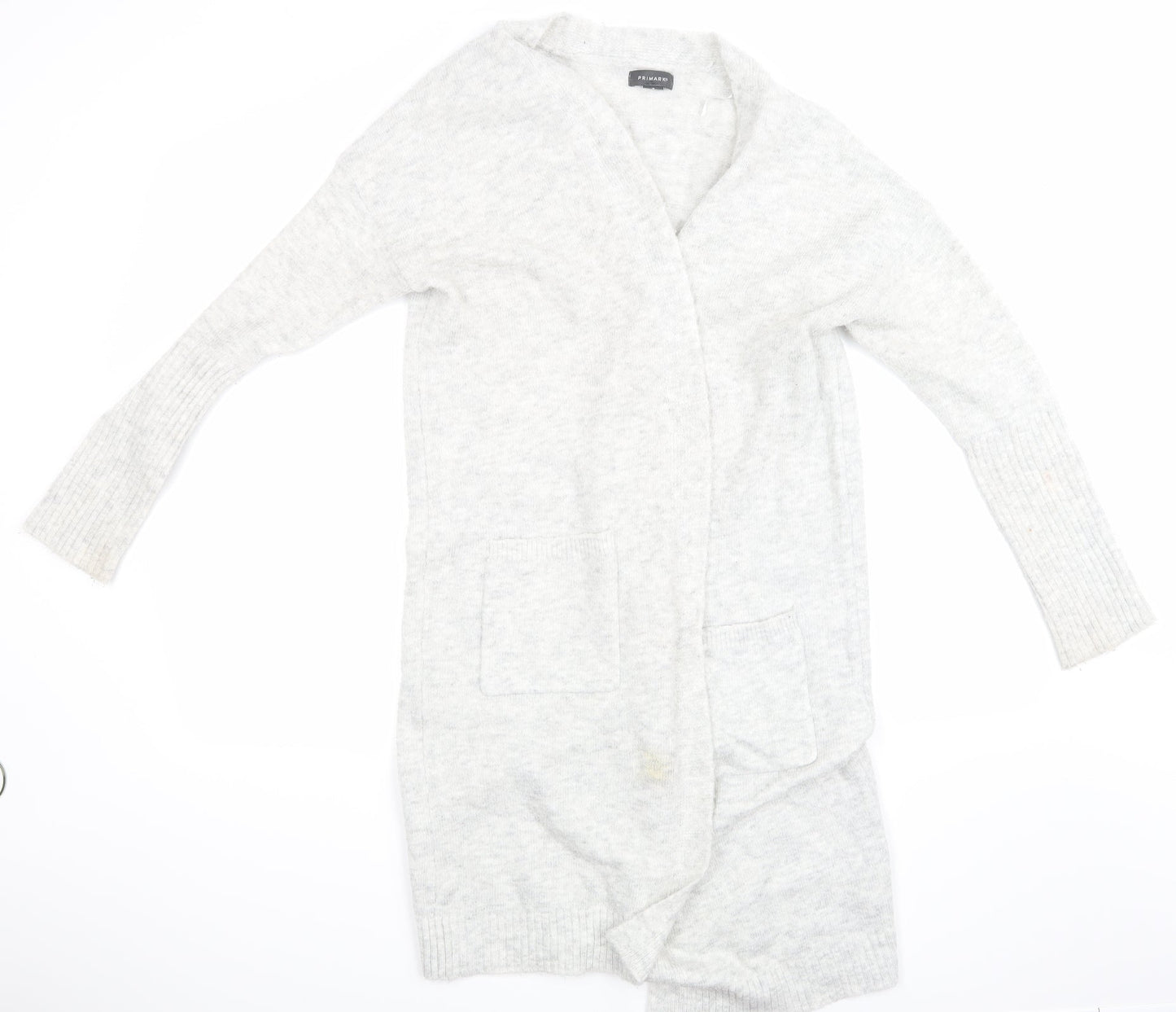 Primark Womens Grey   Cardigan Jumper Size S