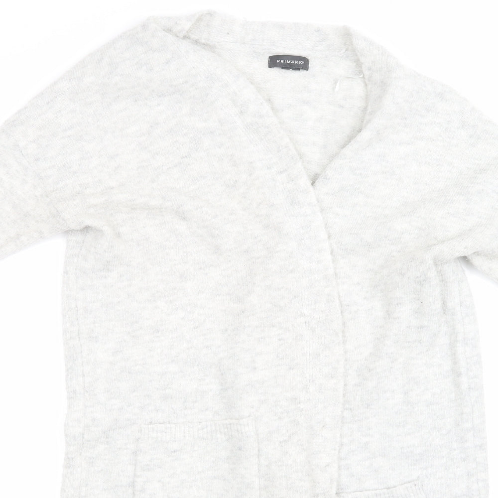 Primark Womens Grey   Cardigan Jumper Size S