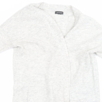 Primark Womens Grey   Cardigan Jumper Size S