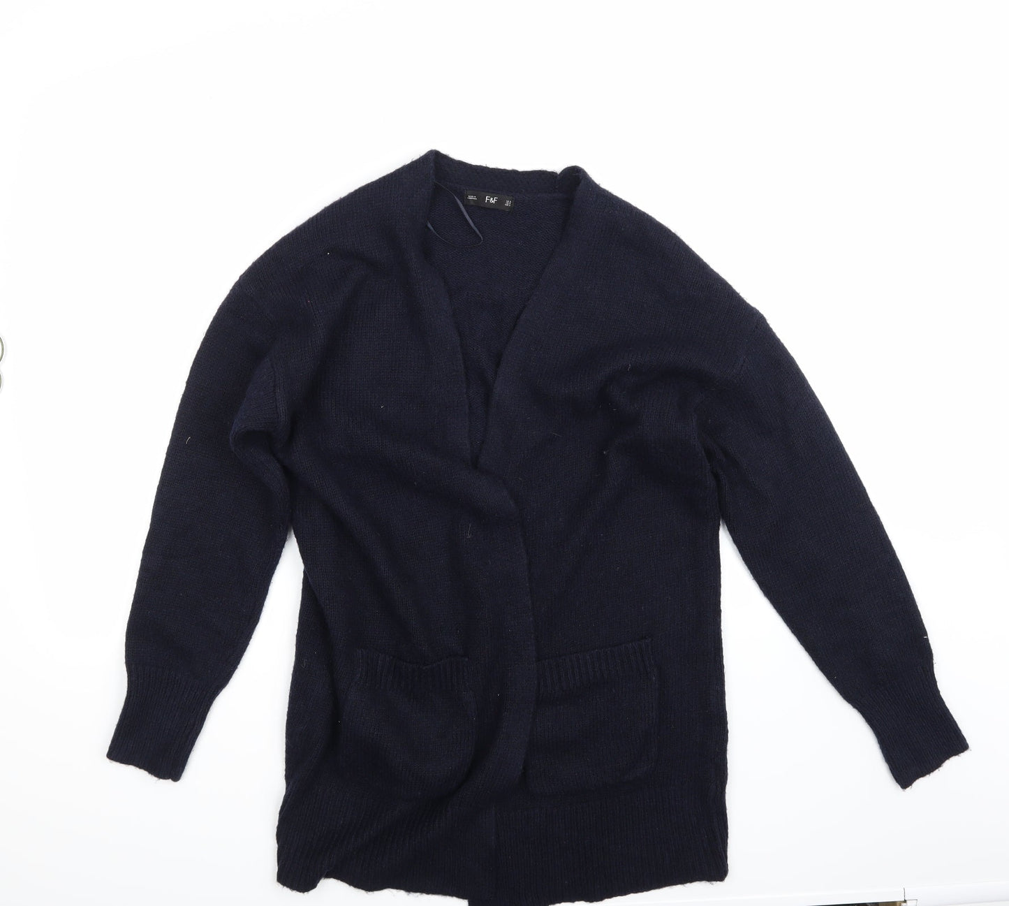 F&F Womens Blue   Cardigan Jumper Size 6