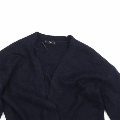 F&F Womens Blue   Cardigan Jumper Size 6