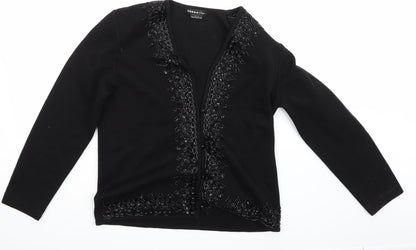 theomiles Womens Black   Cardigan Jumper Size 10