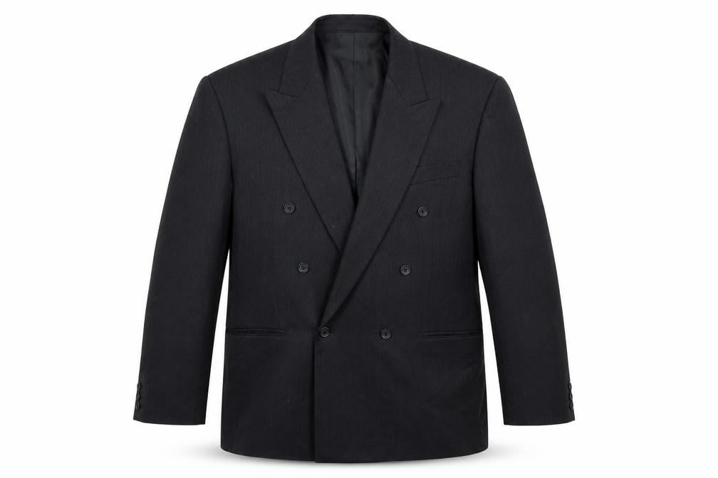 Mens UK Size L C&A Regular Black Suit Jacket