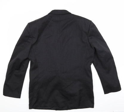 Mens UK Size L C&A Regular Black Suit Jacket