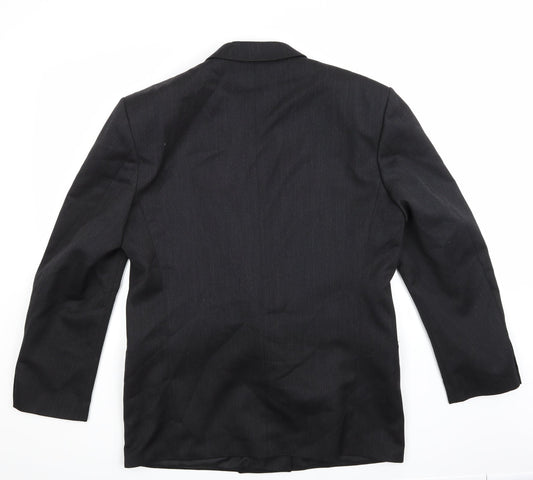 Mens UK Size L C&A Regular Black Suit Jacket