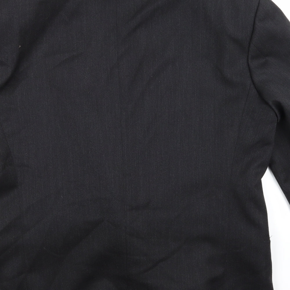 Mens UK Size L C&A Regular Black Suit Jacket