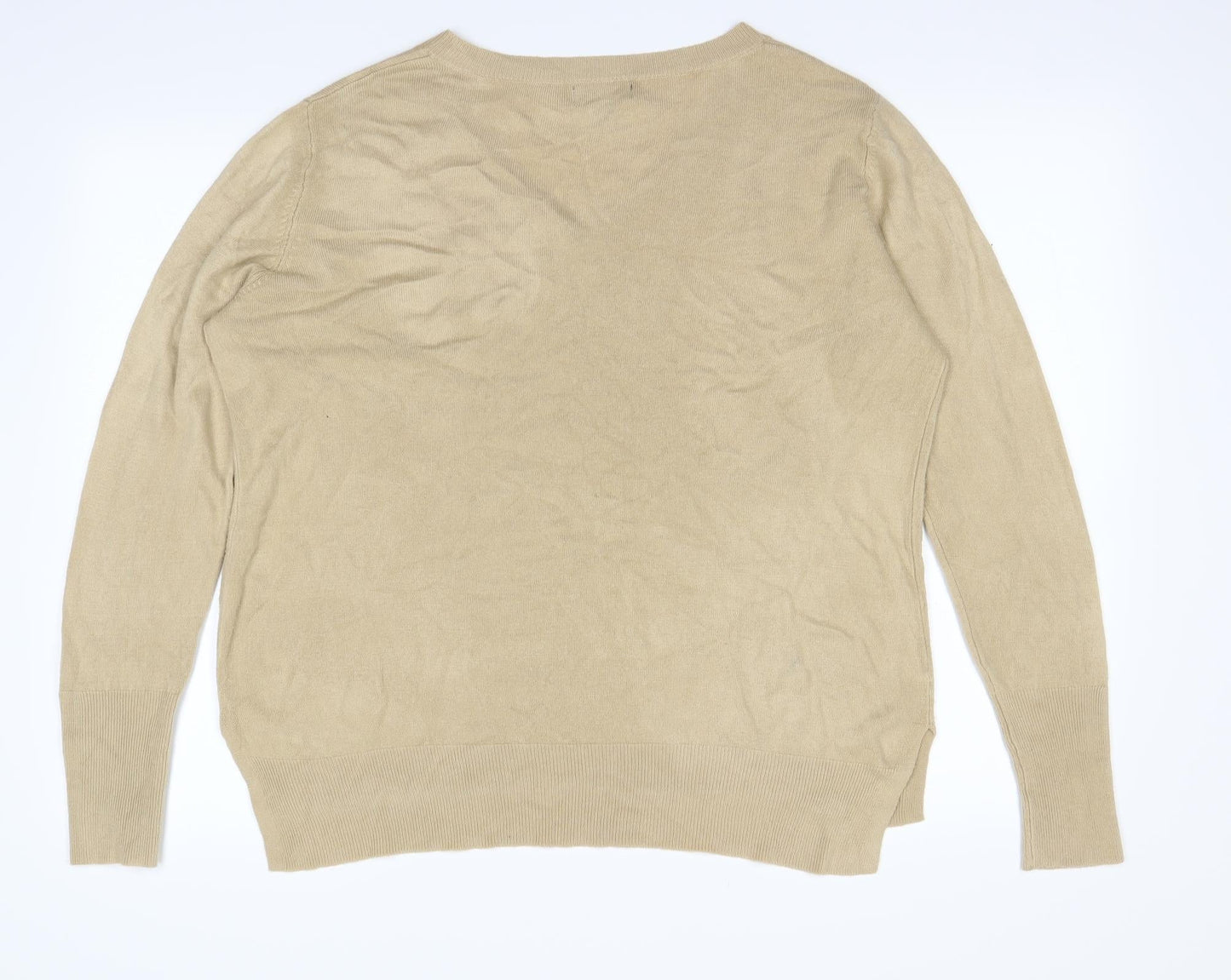 Primark  Womens Beige   Pullover Sweatshirt Size L