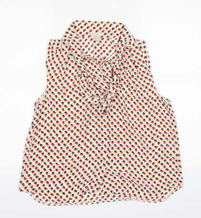 Womens UK Size 6 H&M Red Basic Blouse